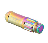 NRG 700 Series M12 X 1.5 Steel Lug Nut w/Dust Cap Cover Set 21 Pc w/Locks & Lock Socket - Neochrome - LN-LS700MC-21