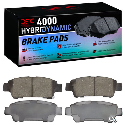 DFC 04-10 Toyota Sienna Rear 4000 Hybridynamic Brake Pads - 4000-0995-00