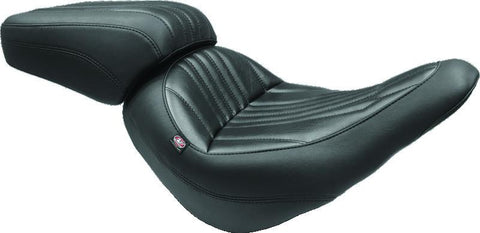 Mustang 06-17 Harley Softail Wide Tire (200mm) Wide Tripper Passenger Seat - Black - 76741