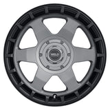 Weld Off-Road Ridge 20x9 - 8x165.1 BP - ET0 - 125.1mm CB - Satin Gunmetal Wheel (Black Ring) - W15109082500