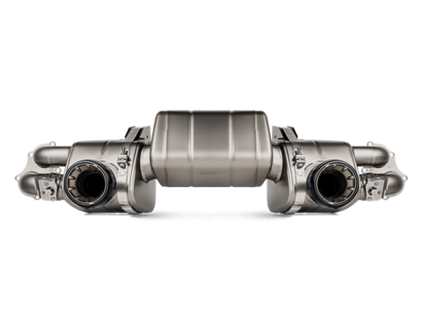 Akrapovic 2020+ Porsche Cayman GT4 (718) Slip-On Race Line (Titanium) (Req Tips / Option 2) - S-PO/TI/18/1