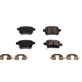 Power Stop 14-19 Fiat 500L Rear Z17 Evolution Ceramic Brake Pads w/Hardware - 17-1722