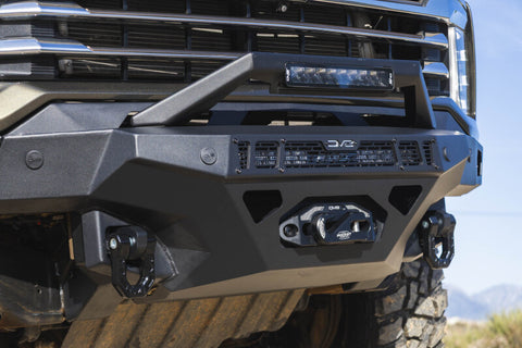 DV8 Offroad 20-23 Chevrolet Silverado 2500/3500 Spec Series Front Bumper w/ Winch - FBCS2-03