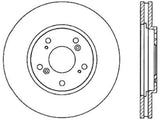 StopTech 91-96 Acura NSX Cryo Slotted Rear Left Sport Brake Rotor - 126.40029CSL