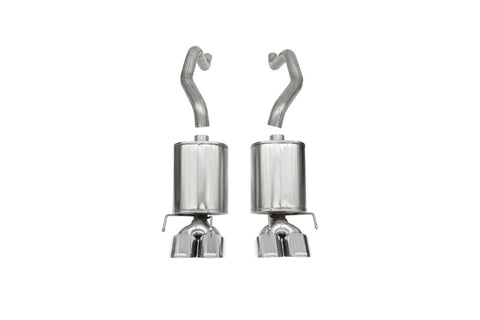 Corsa 2009-2013 Chevrolet Corvette (C6) 6.2L Polished Sport Axle-Back Exhaust w/4.5in Tips - 21011