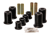 Energy Suspension 99-04 Chevy Silverado/GMC Sierra Black Front and Lower Control Arm Bushing Set - 3.3186G