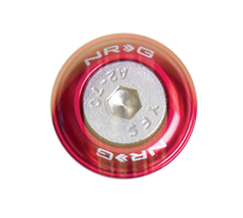 NRG Fender Washer Kit w/Rivets For Metal (Red) - Set of 10 - FW-110RD