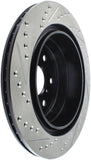 StopTech 07-10 GMC Sierra (w/ Rear Drum) / 07-09 GMC Yukon Rear Left Slotted & Drilled Rotor - 127.66065L