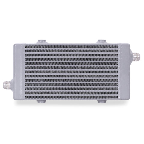 Mishimoto Universal Small Bar and Plate Cross Flow Silver Oil Cooler - MMOC-SP-SSL