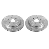 Power Stop 10-16 Cadillac SRX Rear Evolution Drilled & Slotted Rotors - Pair - AR82143XPR