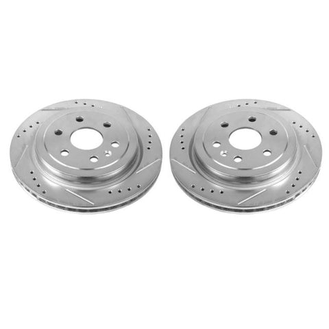 Power Stop 10-16 Cadillac SRX Rear Evolution Drilled & Slotted Rotors - Pair - AR82143XPR