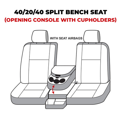 Covercraft 19-24 Dodge RAM Polycotton SeatSaver Custom Front Row Seat Covers - Taupe - SS3484PCTP