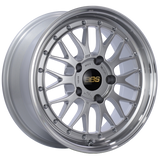 BBS LM 17x7.5 5x130 ET28 CB71.6 Diamond Silver Center Diamond Cut Lip Wheel - LM135DSPK