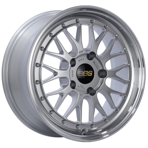 BBS LM 17x7.5 5x130 ET28 CB71.6 Diamond Silver Center Diamond Cut Lip Wheel - LM135DSPK