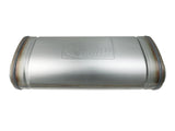 aFe MACH Force-Xp 409 SS Muffler 3in Dual Inlet/Dual Outlet 5in H x 8in W x 18in L - Oval Body - 49M00055