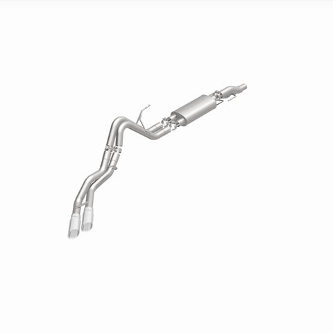 MagnaFlow 11 Ford F-150 3.7L/5.0L/6.2L SS Catback Exhaust Dual Same Side Exit w/ 3.5in SS Tips - 15461