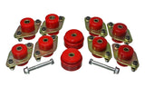 Energy Suspension 18-20 Jeep Wrangler JL Body Mount Set With Hardware - Red - 2.4114R