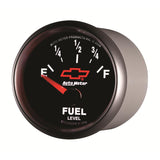 Autometer GM Bowtie Black 2-1/16 Fuel Level, 0-90 , Air-Core 8-18V - 3613-00406