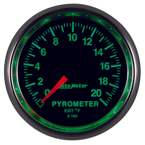 Autometer GS 0-2000 degree F Full Sweep Electronic Pyrometer Gauge - 3845