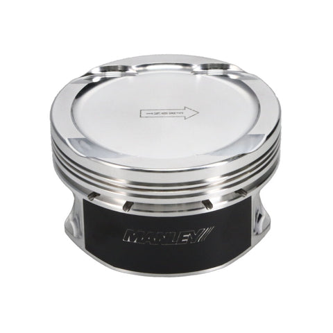 Manley Ford Coyote 5.0L DOHC -12cc Dish 3.700in Bore Piston Set - 598170C-8