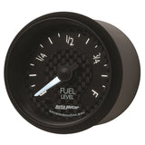 Autometer GT Series 52mm Full Sweep Electronic 0-280 ohm Fuel Level Programmable Empty-Full Range - 8010