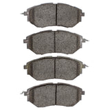 R1 05-21 Subaru Legacy Front Euro Ceramic Brake Pads - 2600-1078-00