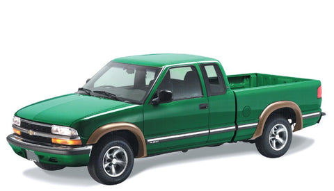 Bushwacker 95-05 Chevy Blazer Extend-A-Fender Style Flares 4pc Excludes ZR2 Flare Package - Black - 41907-11