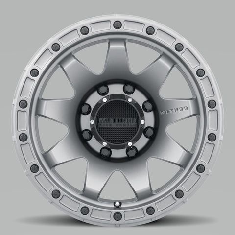 Method MR317 20x9 +18mm Offset 8x180 130.81mm CB Matte Titanium Wheel - MR31729088818