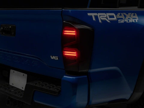 Raxiom 16-23 Toyota Tacoma ST LED Tail Lights- Black Housing- Smoked Lens - TT42787