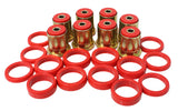 Energy Suspension GM Red Rear End Control Arm Bushing Set w/ Thrust Washer - 3.3132R