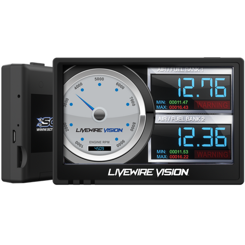 SCT Performance Livewire Vision Performance Monitor (for 1996+ Ford Vehicles) - 5015PWD