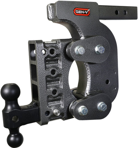 Gen-Y The Boss Torsion-Flex 2in Shank 12.5in Drop 16K Hitch w/GH-051 Dual-Ball/Stabilizer Kit - GH-1414