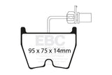 EBC 06-09 Audi RS4 4.2 (Cast Iron Rotors) Bluestuff Front Brake Pads - DP51513NDX