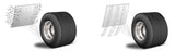 Putco 15-20 Ford F-150 - Set of 2 Mud Skins - Brushed SS w/ Hex Shield - 78110