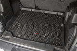 Rugged Ridge Floor Liner Front/Rear/Cargo Black 18-21 Jeep Wrangler JL 4 Dr (Excl. 4XE Models) - 12988.05