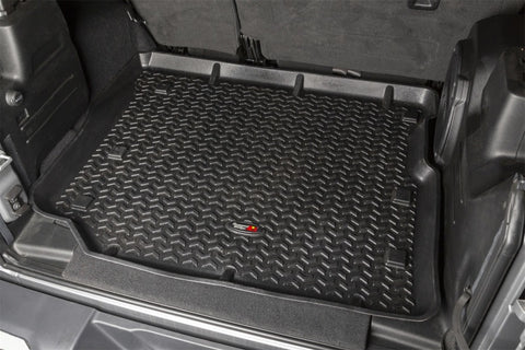 Rugged Ridge Floor Liner Front/Rear/Cargo Black 18-21 Jeep Wrangler JL 4 Dr (Excl. 4XE Models) - 12988.05