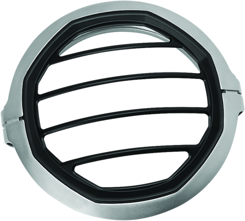 Kuryakyn Dillinger Headlight Trim 5-3/4 Sil - 6687