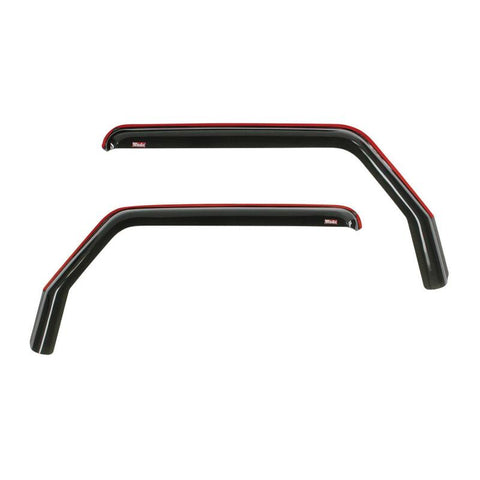Westin 2018-2019 Jeep Wrangler JL In-Channel Wind Deflector 2pc - Smoke - 72-51467