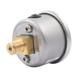 Autometer AutoGage 1.5in Liquid Filled Mechanical 0-2000 PSI Fuel Pressure Gauge - White - 2183