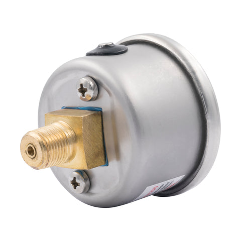 Autometer AutoGage 1.5in Liquid Filled Mechanical 0-2000 PSI Fuel Pressure Gauge - White - 2183