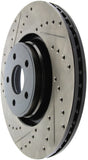 StopTech 14+ Ford Focus ST w/ 335mm Brakes Front Right Slotted & Drilled Rotor - 127.65146R