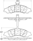 StopTech Street Touring Brake Pads - 308.10430