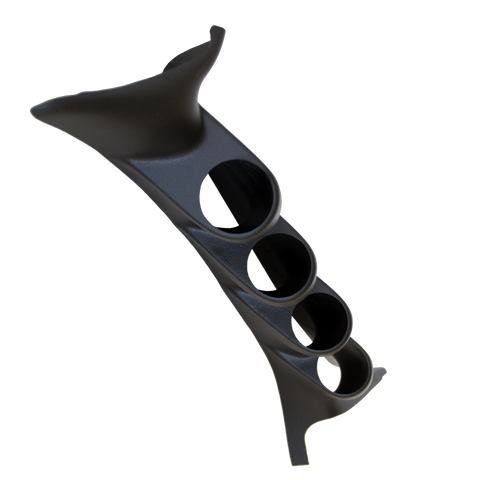 Autometer 99-07 Ford Super Duty Black 52mm Quad Pillar Pod - 17308