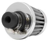 K&N 2in Base OD x .375in Flange ID x 1.75in H Rubber Base Crankcase Vent Filter - White - 62-1600WT
