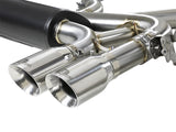 aFe MACH Force-Xp 3.5in 304 SS Cat-Back w/Polished Tips 15-18 BMW X5 M (F85)/X6 M (F86) V8-4.4L S63 - 49-36341-P