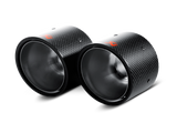 Akrapovic 07-14 MINI Cooper S (R56) / Cooper S Cabrio (R57) Tail Pipe Set (Carbon) - TP-MINR56/57-CA