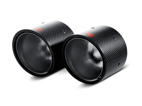 Akrapovic 07-14 MINI Cooper S (R56) / Cooper S Cabrio (R57) Tail Pipe Set (Carbon) - TP-MINR56/57-CA