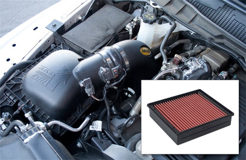 Airaid 13-15 Dodge Ram 6.7L Cummins Diesel Airaid Jr Intake Kit - Oiled / Red Media - 300-786