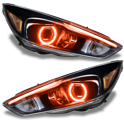 Oracle 15-17 Ford Focus RS/ST DRL Upgrade w/ Halo Kit - ColorSHIFT w/ 2.0 Controller - 1322-333