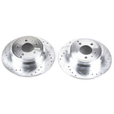 Power Stop 94-97 Volvo 850 Rear Evolution Drilled & Slotted Rotors - Pair - EBR459XPR